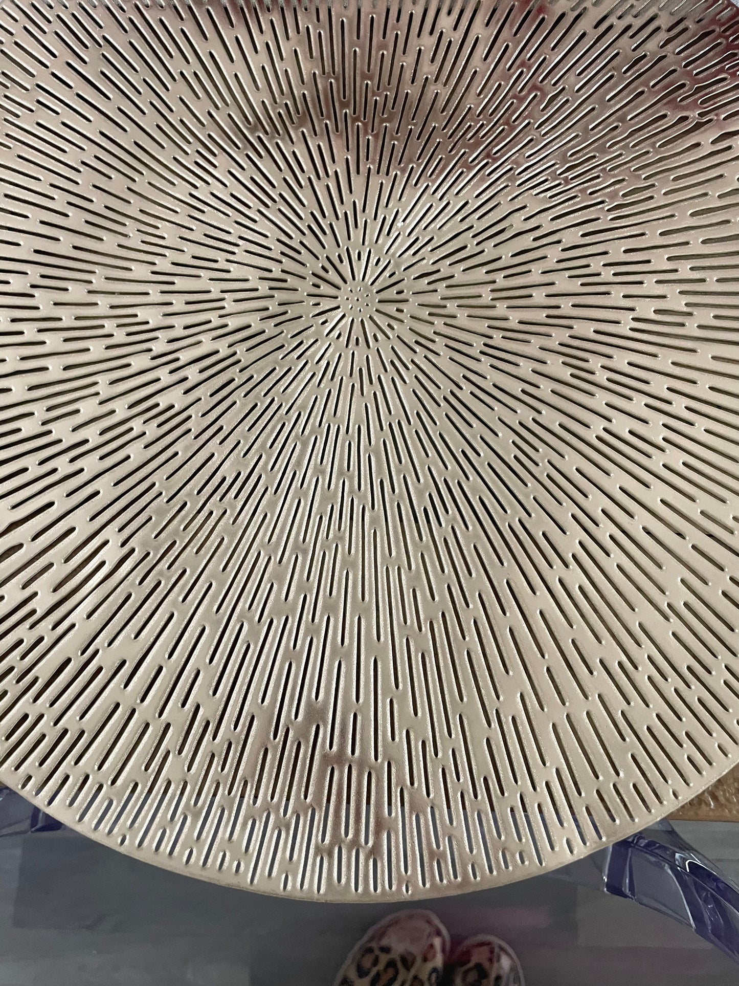 Set of 2 Gold Large Table Placemats