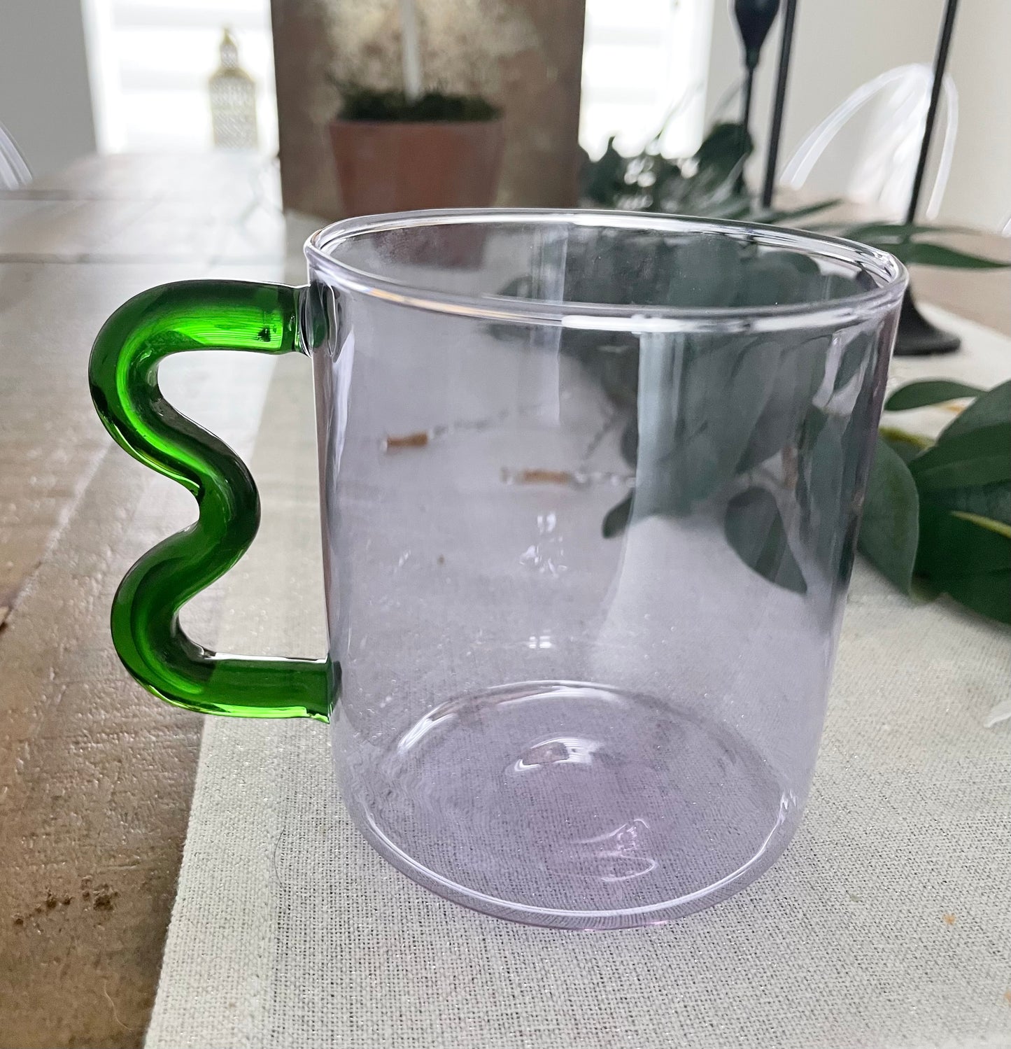 The Nero Lilac Glass Retro Cup / Mug