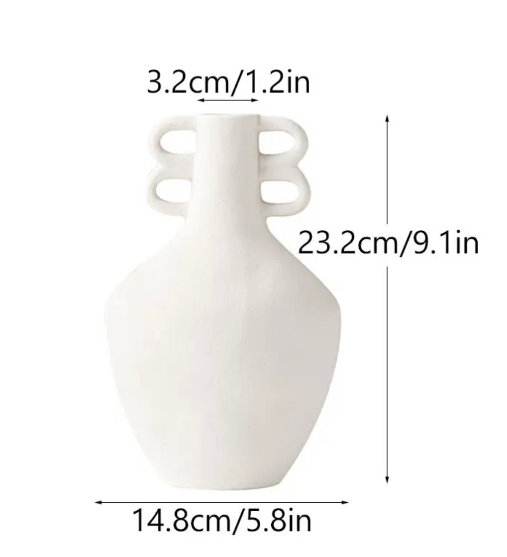 The Elias Hand Made Ceramic Stone Vase