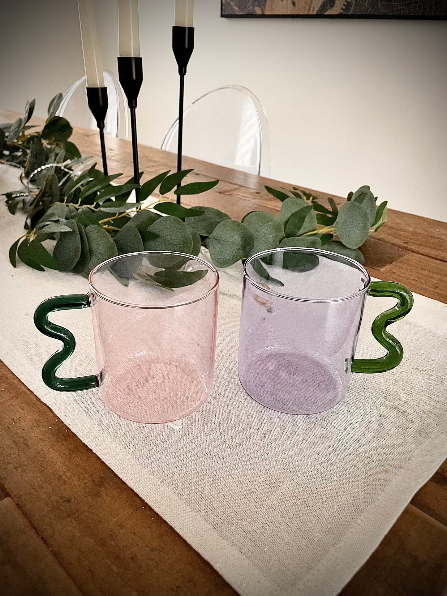The Nero Lilac Glass Retro Cup / Mug