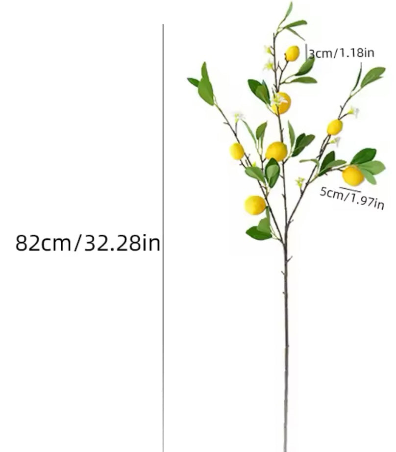 Amalfi Artificial Lemon Stems