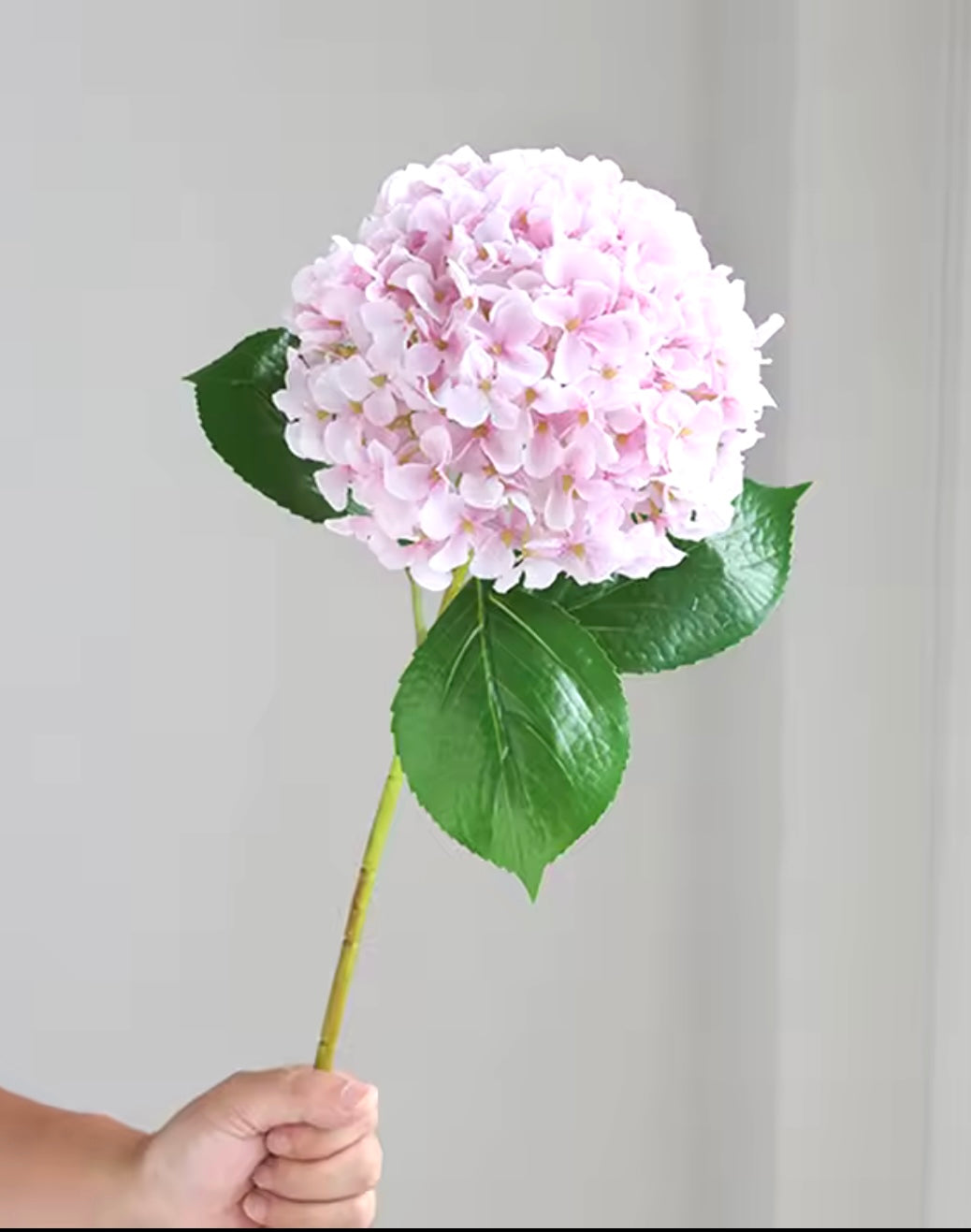 Light Pink Artificial Hydrangeas Stems