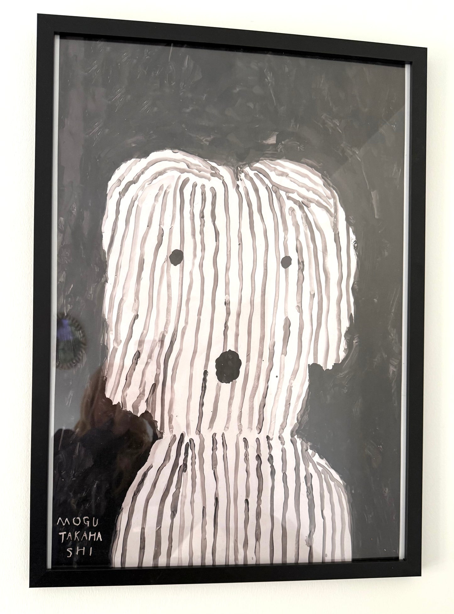 Rupert The Dog Linear Framed Dog Illustration