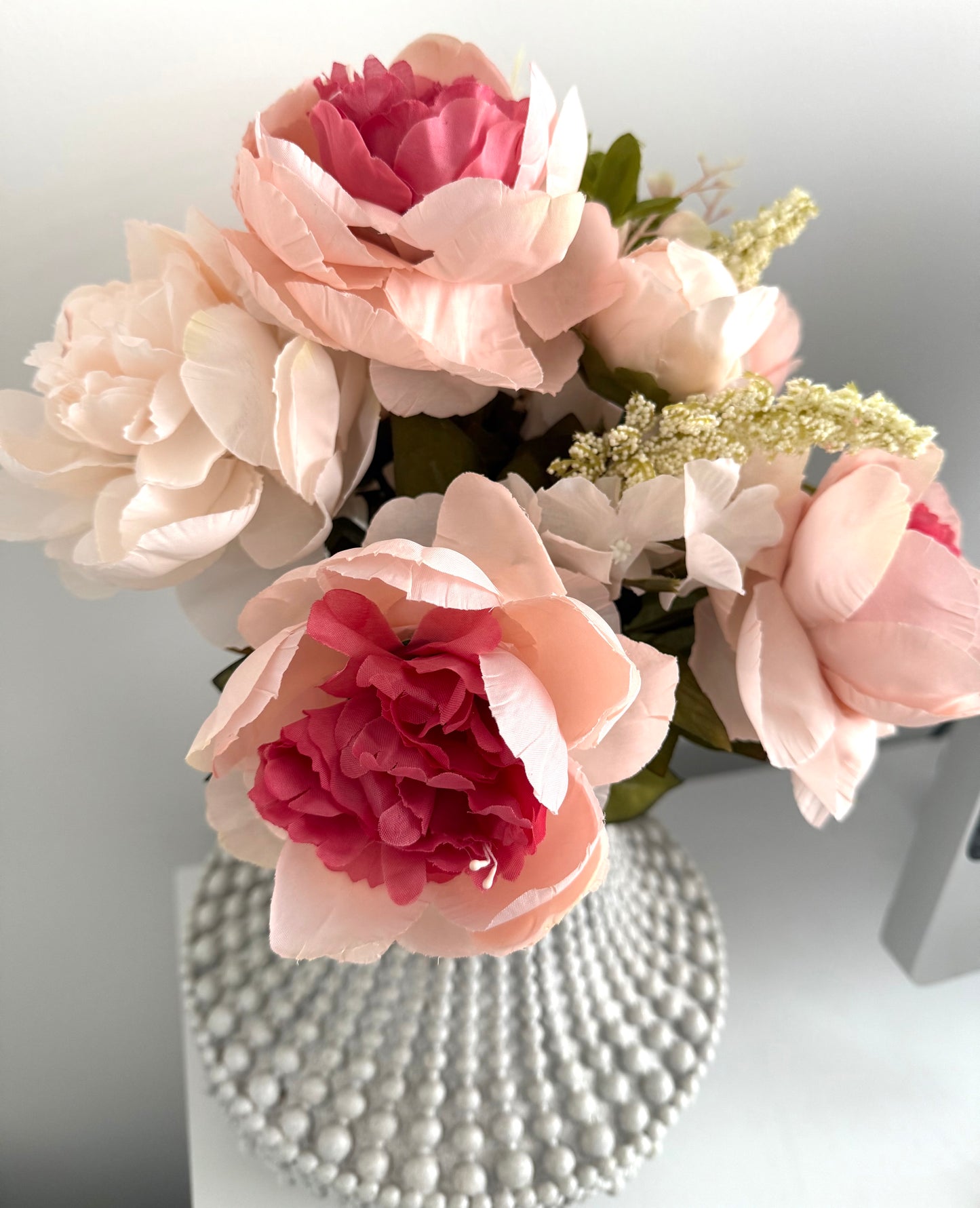 The Brittany Peony Artificial Pink Bouquet