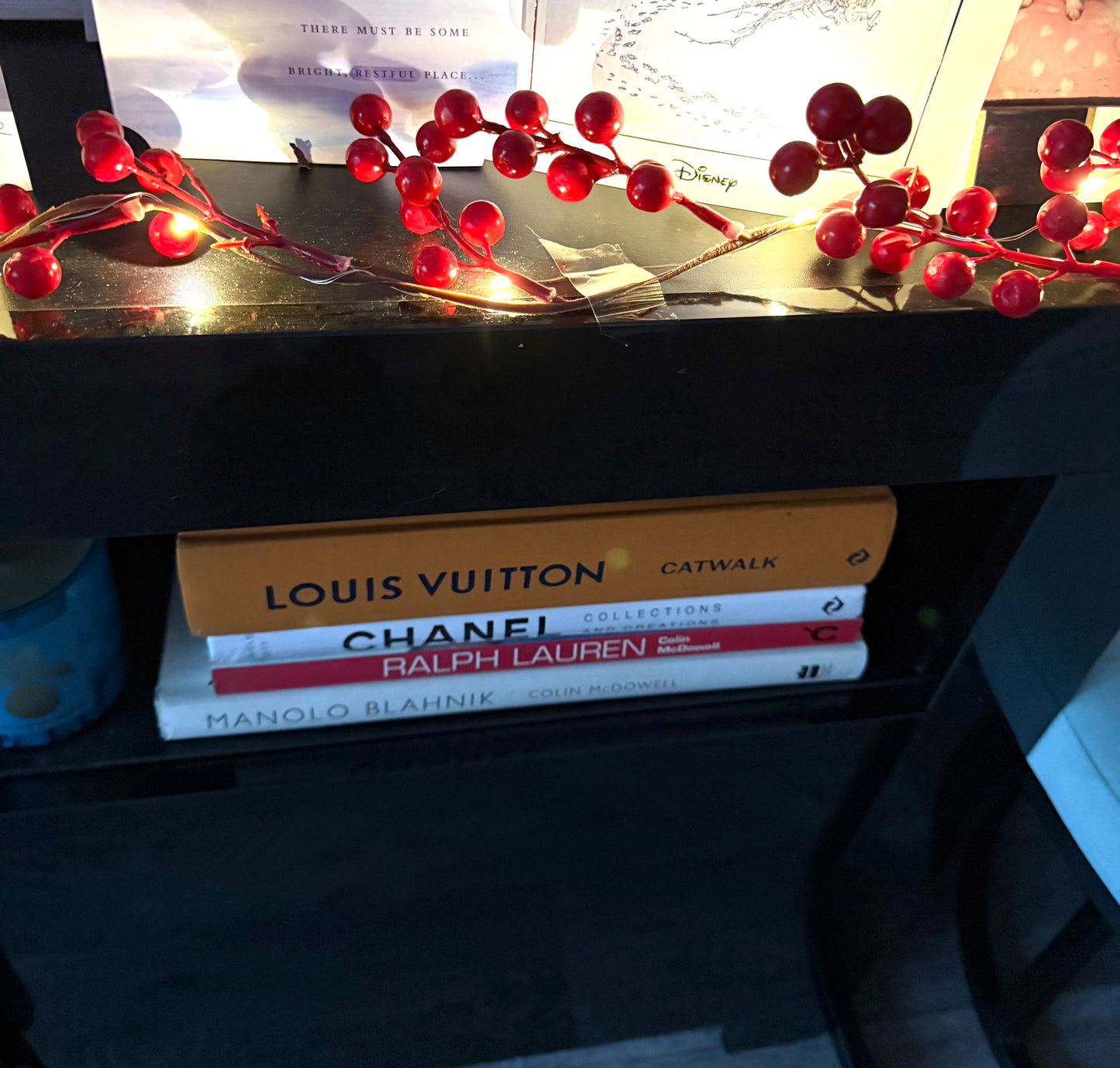 Bright Light Up Red Berry Garland