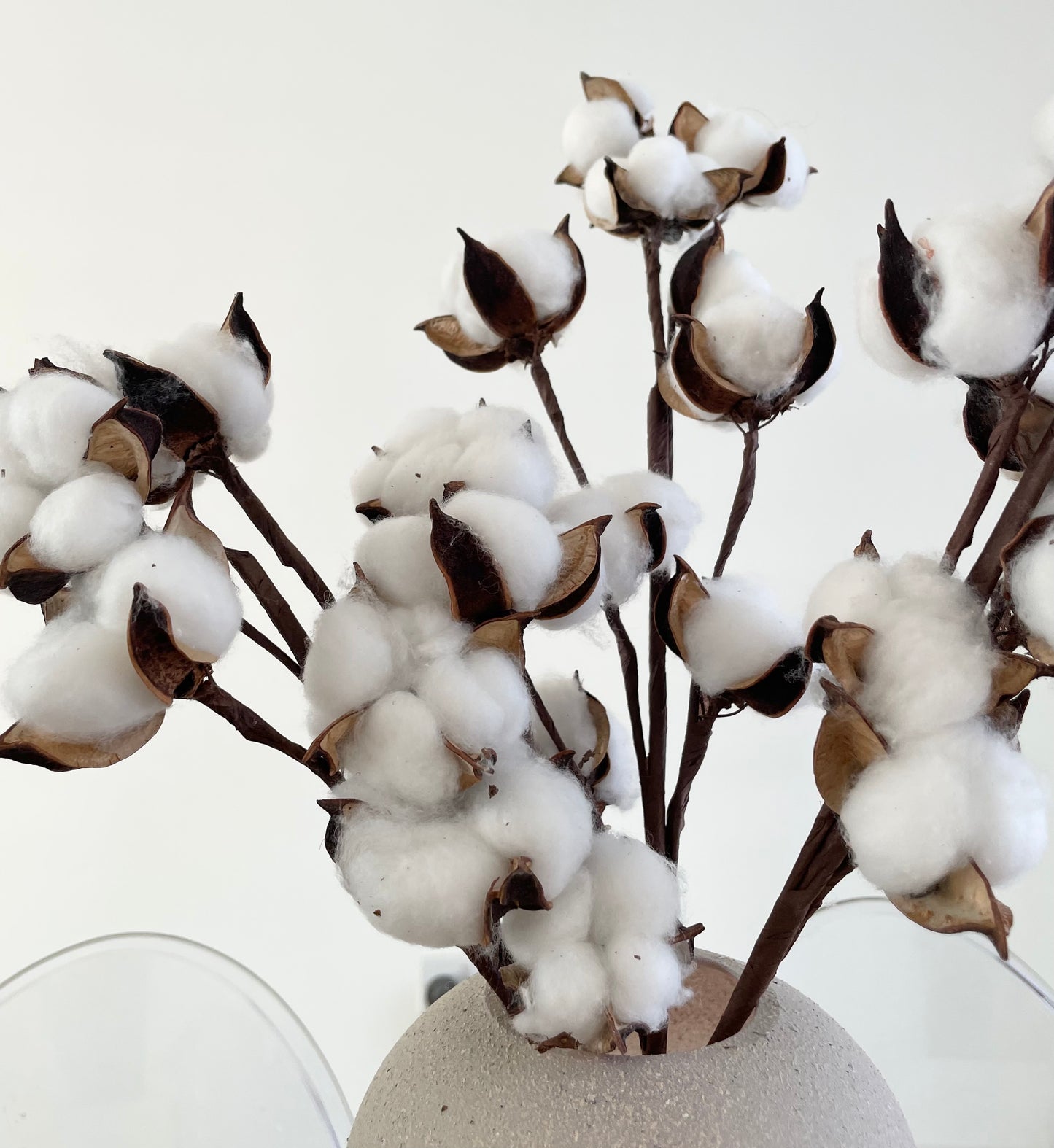 Artificial Cotton Boll Stems