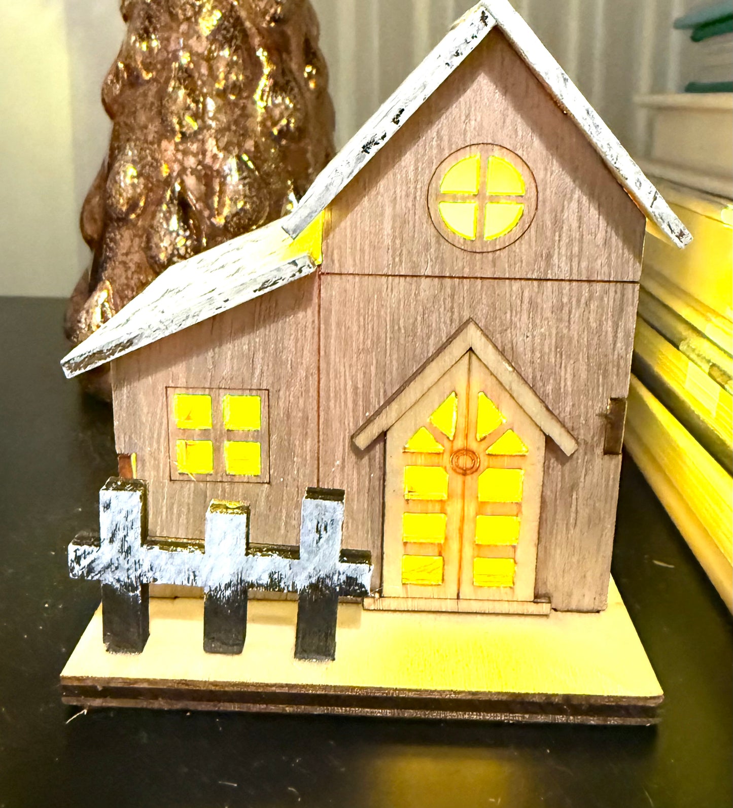 LED Scandi House Decoration