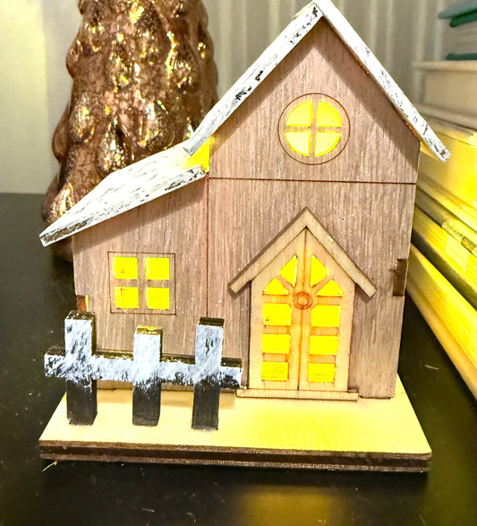 LED Scandi House Decoration