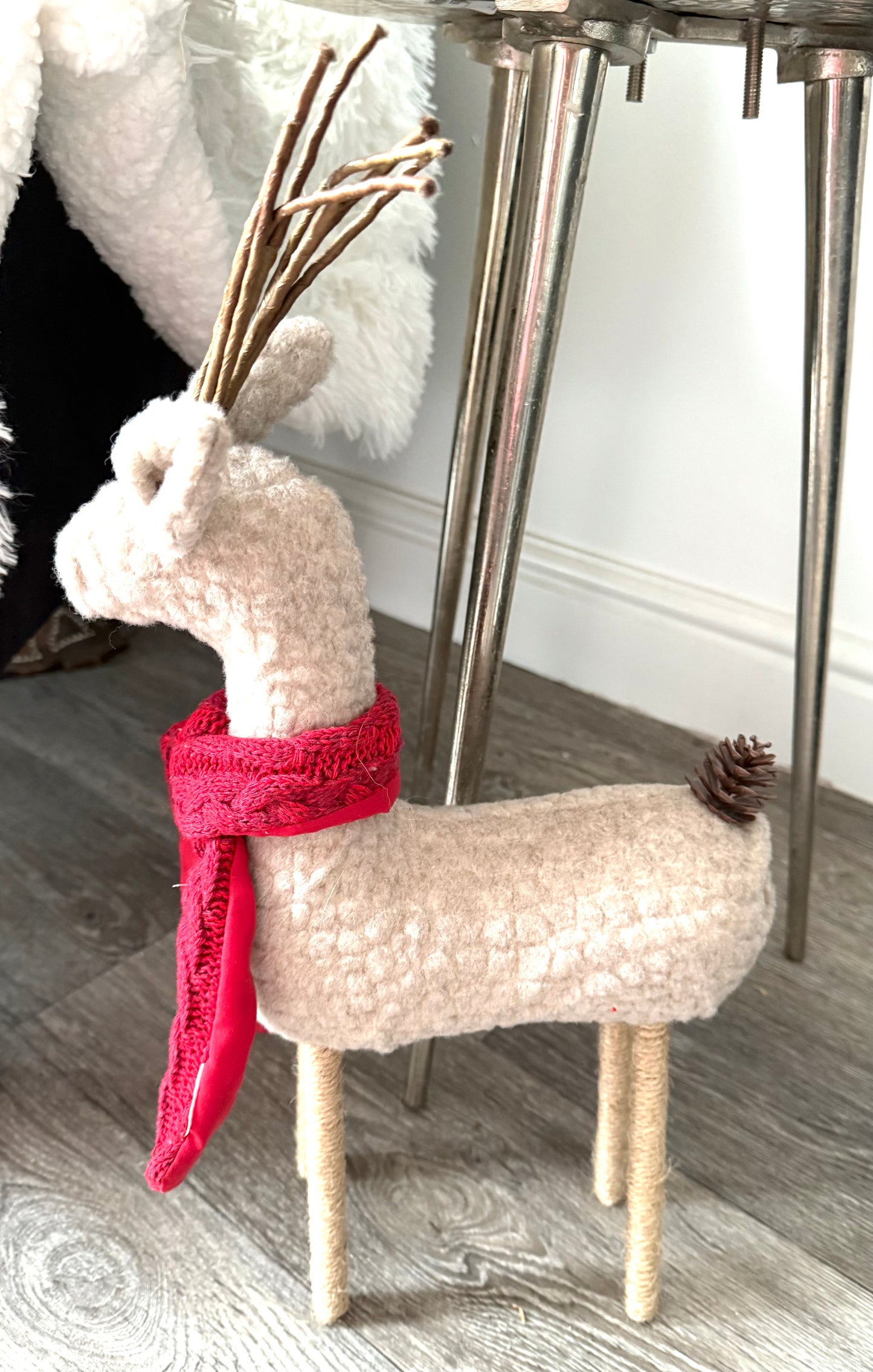 Tall Scandi Deer Decoration