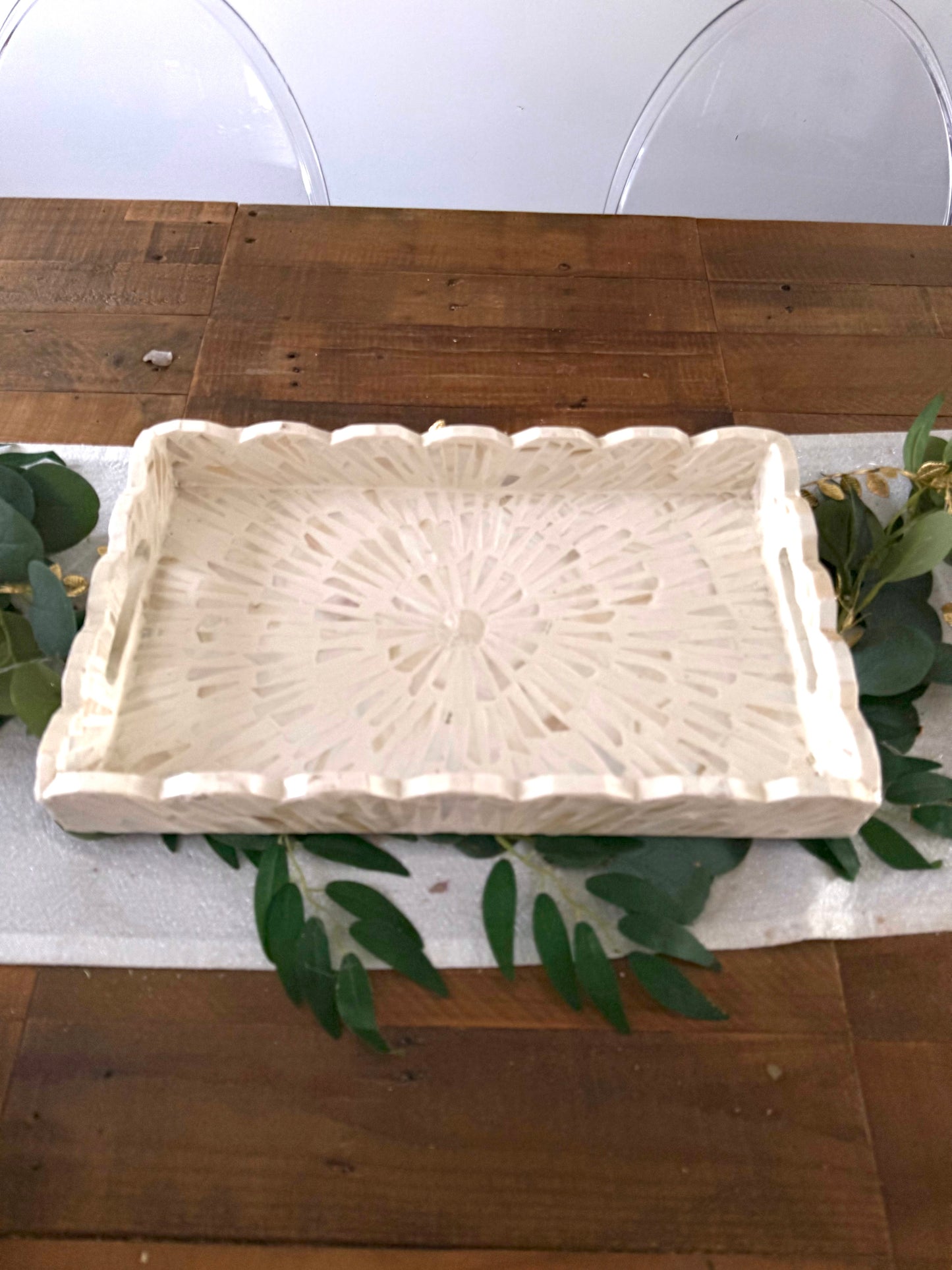 The Belize Mother of Pearl Handmade Tray
