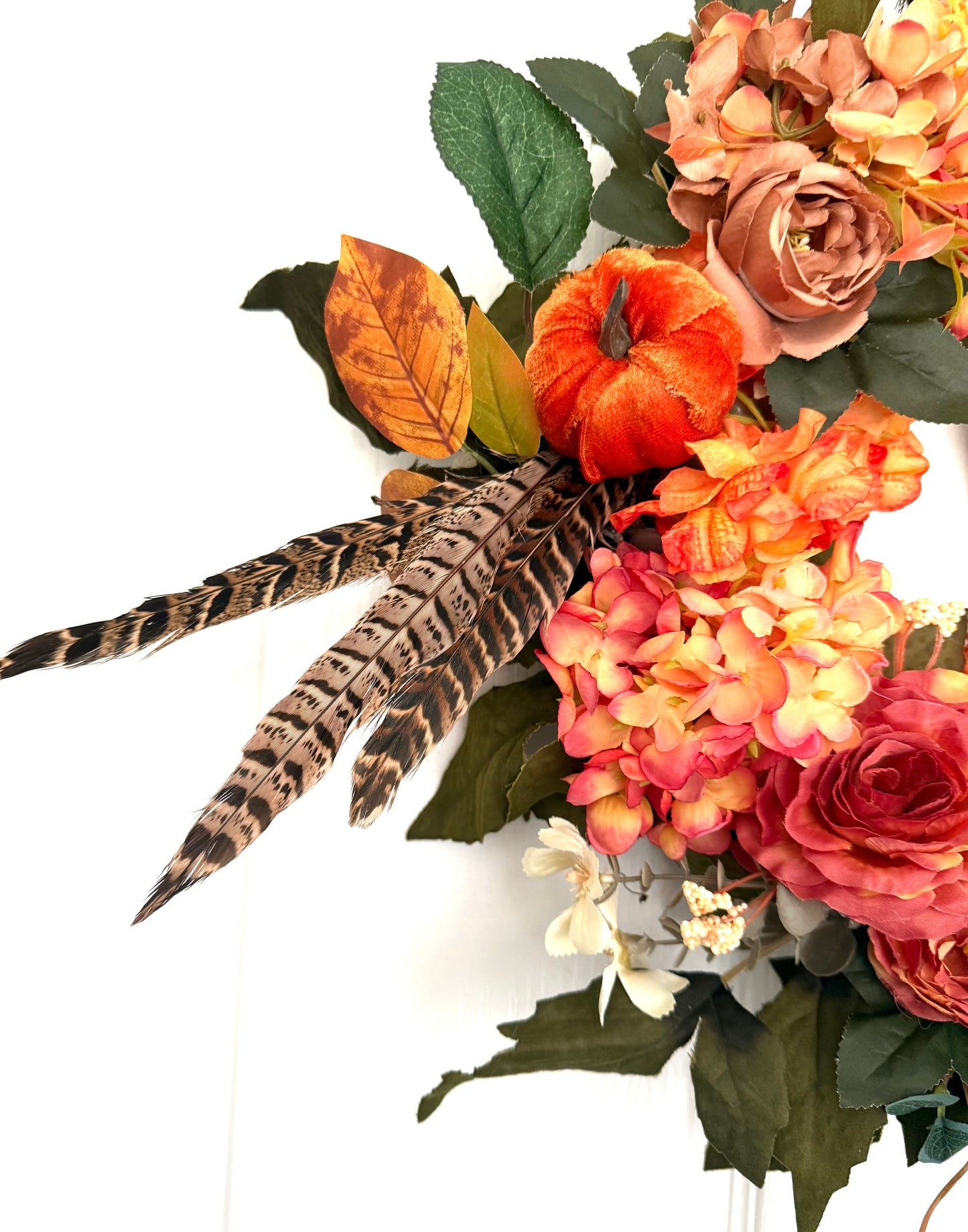 Hand Made Country Chic Autumnal Door Wreath