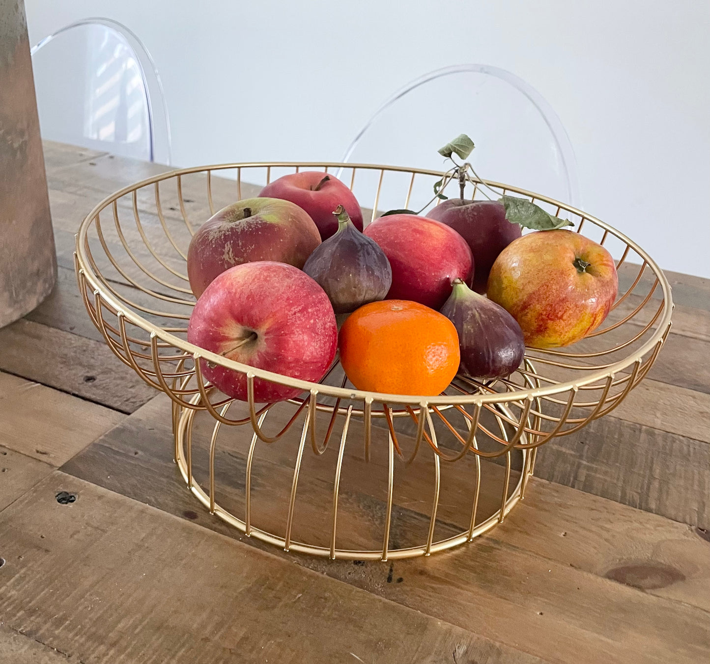 The Constantine Gold Metal Fruit Bowl