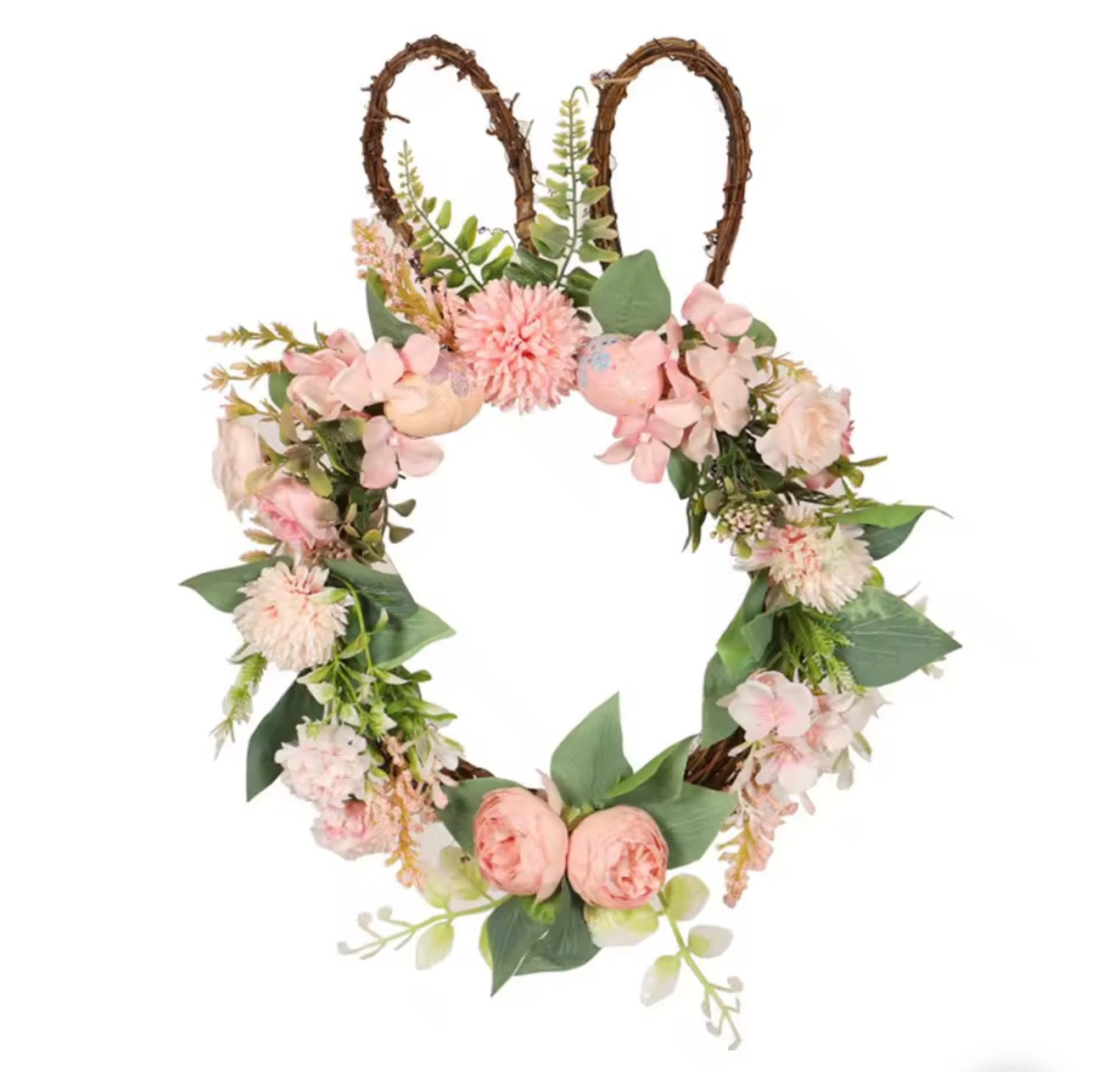 Bunny Artificial Door Wreath