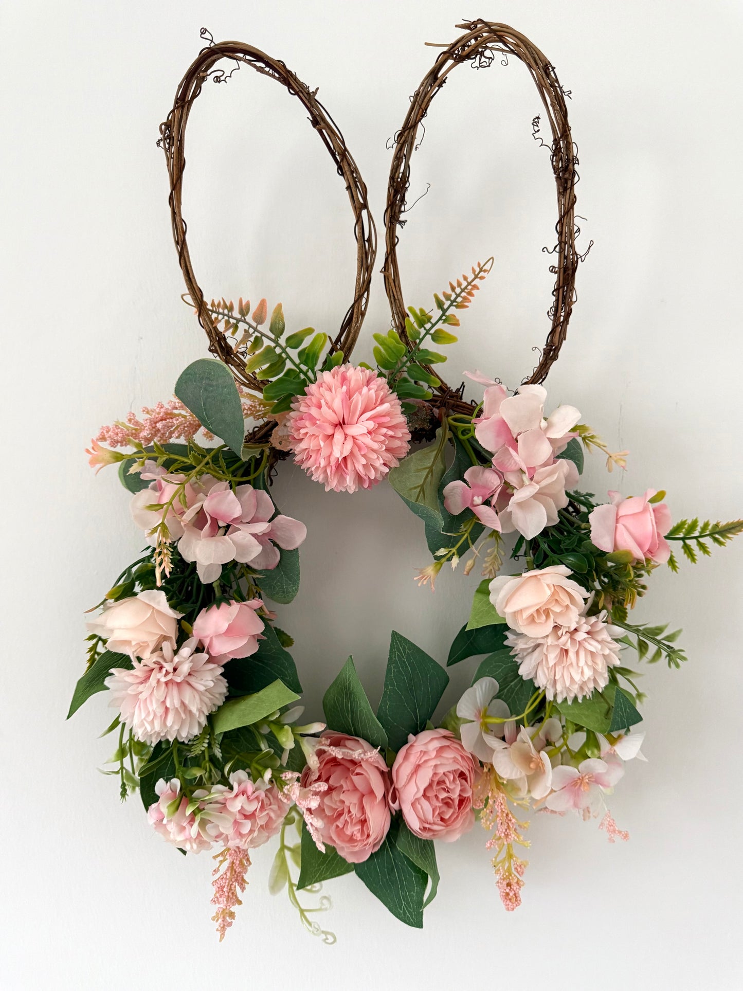 Bunny Artificial Door Wreath