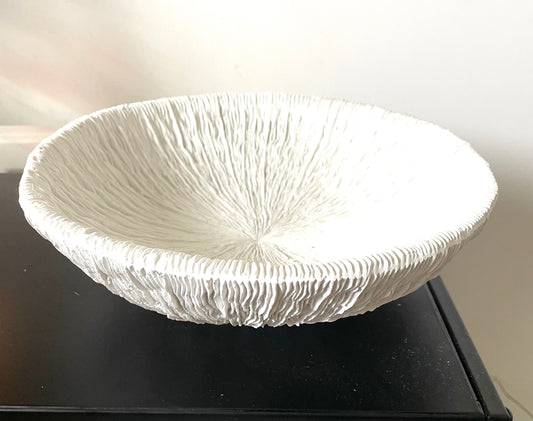 The Oyster White Shell Effect Bowl