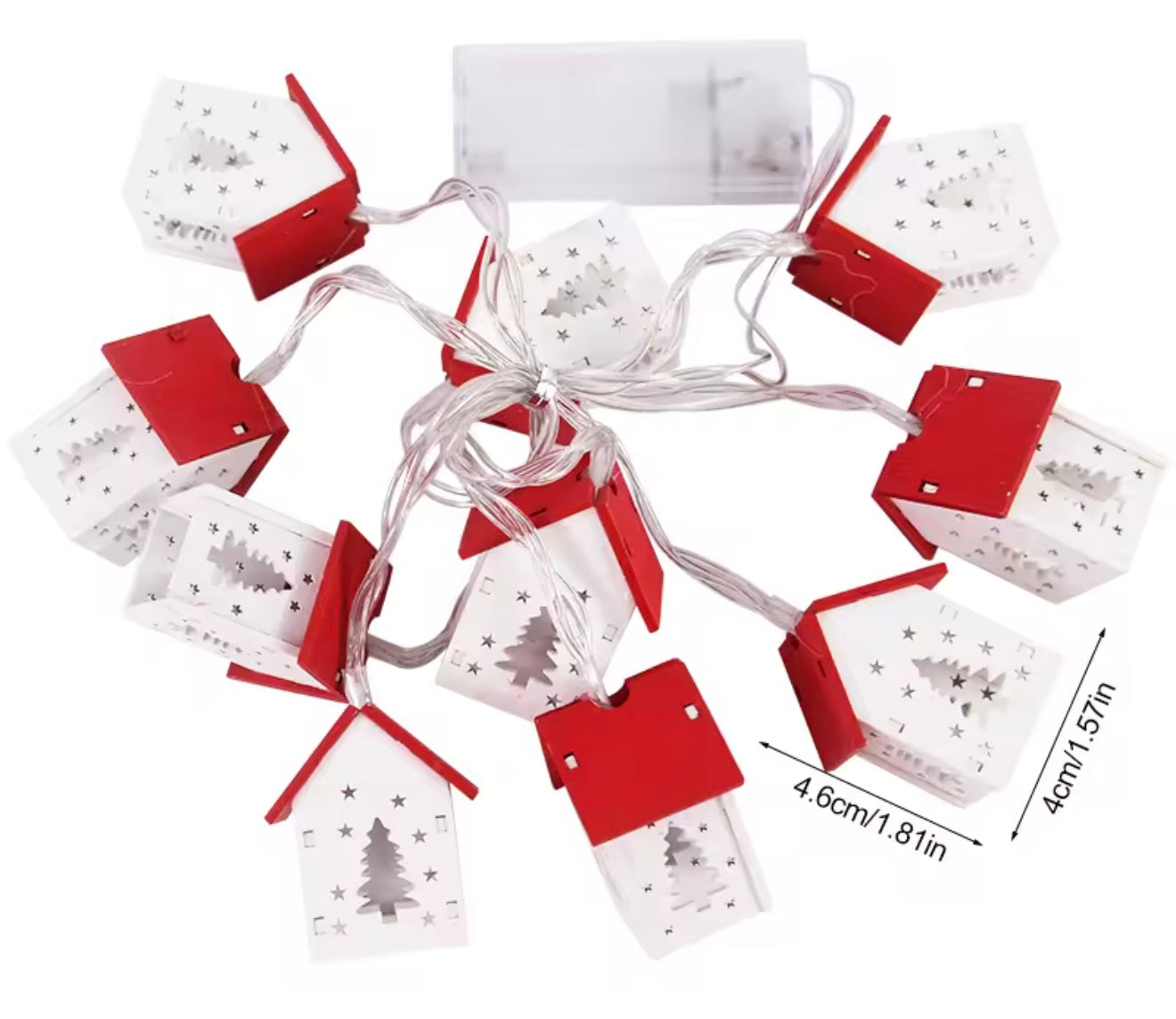 Christmas House LED Garland