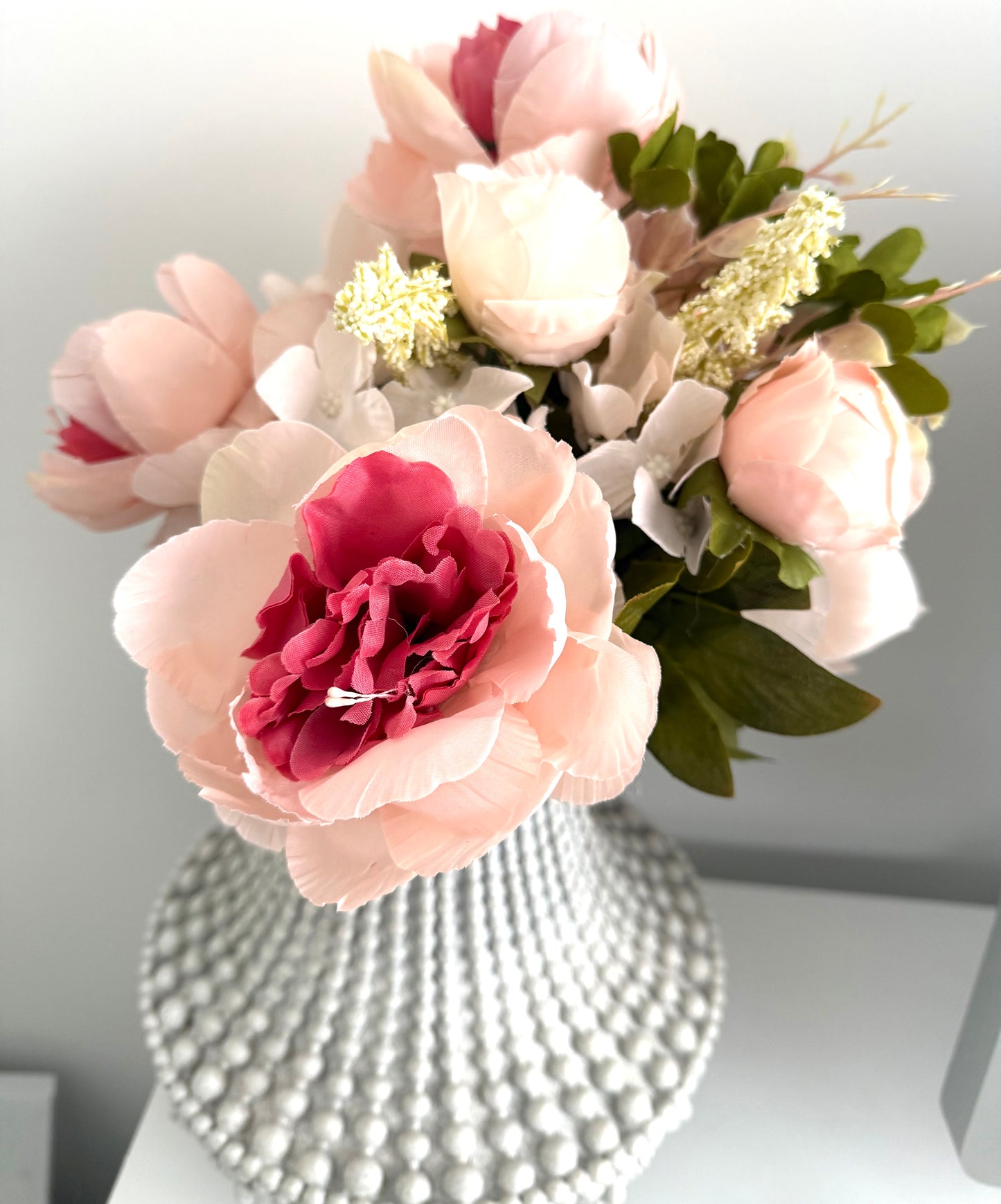 The Brittany Peony Artificial Pink Bouquet