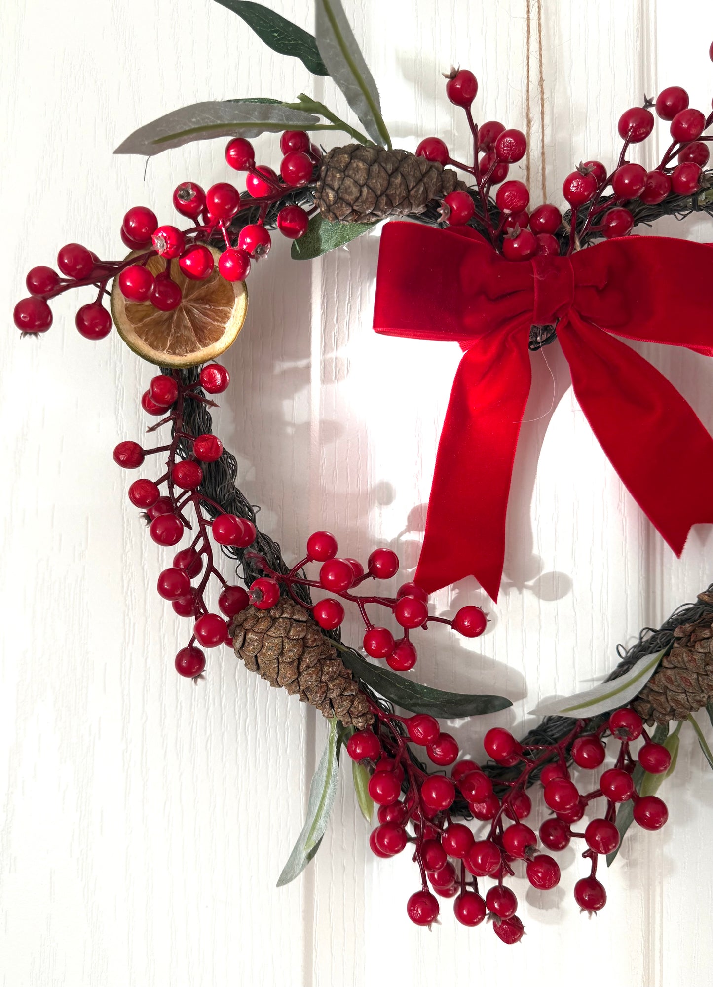 Heart Shaped Berry Wreath