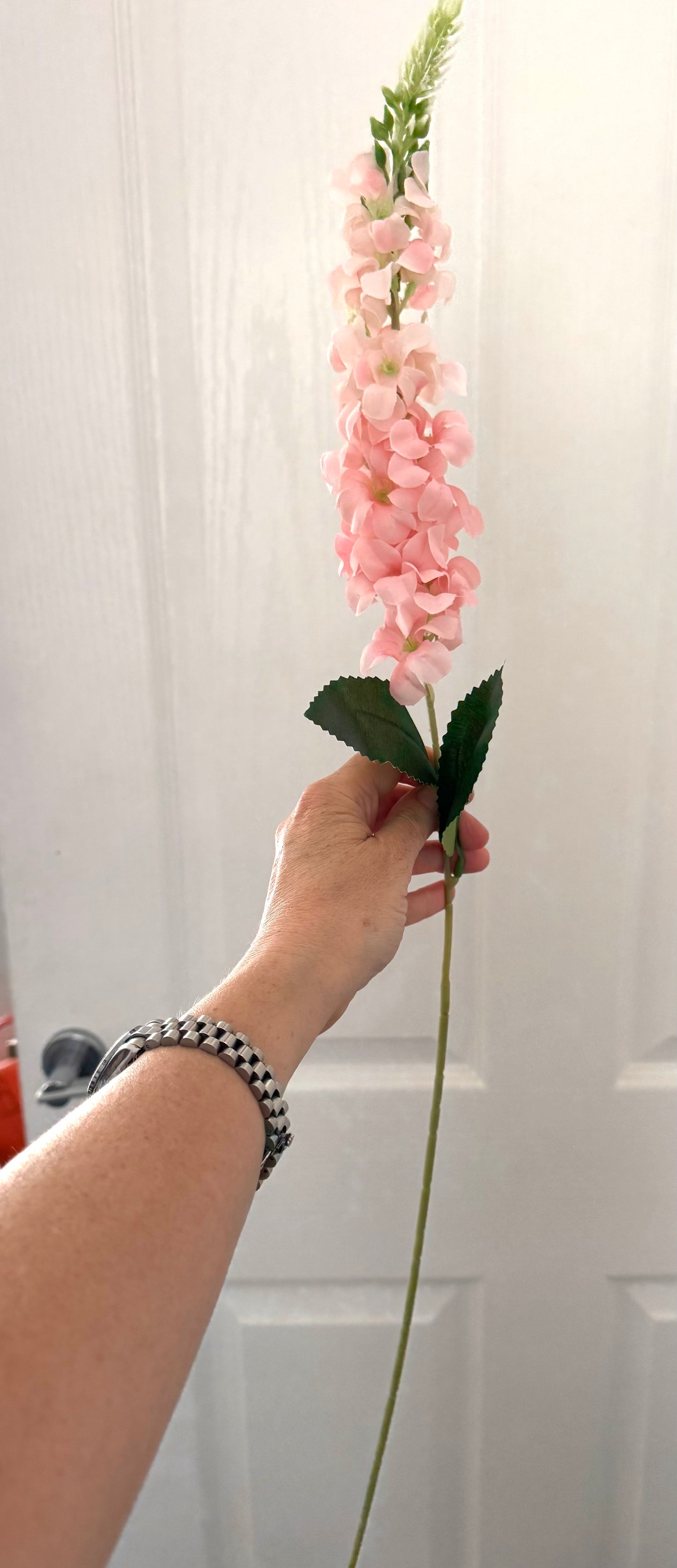 Pink Artificial Delphinium Stems