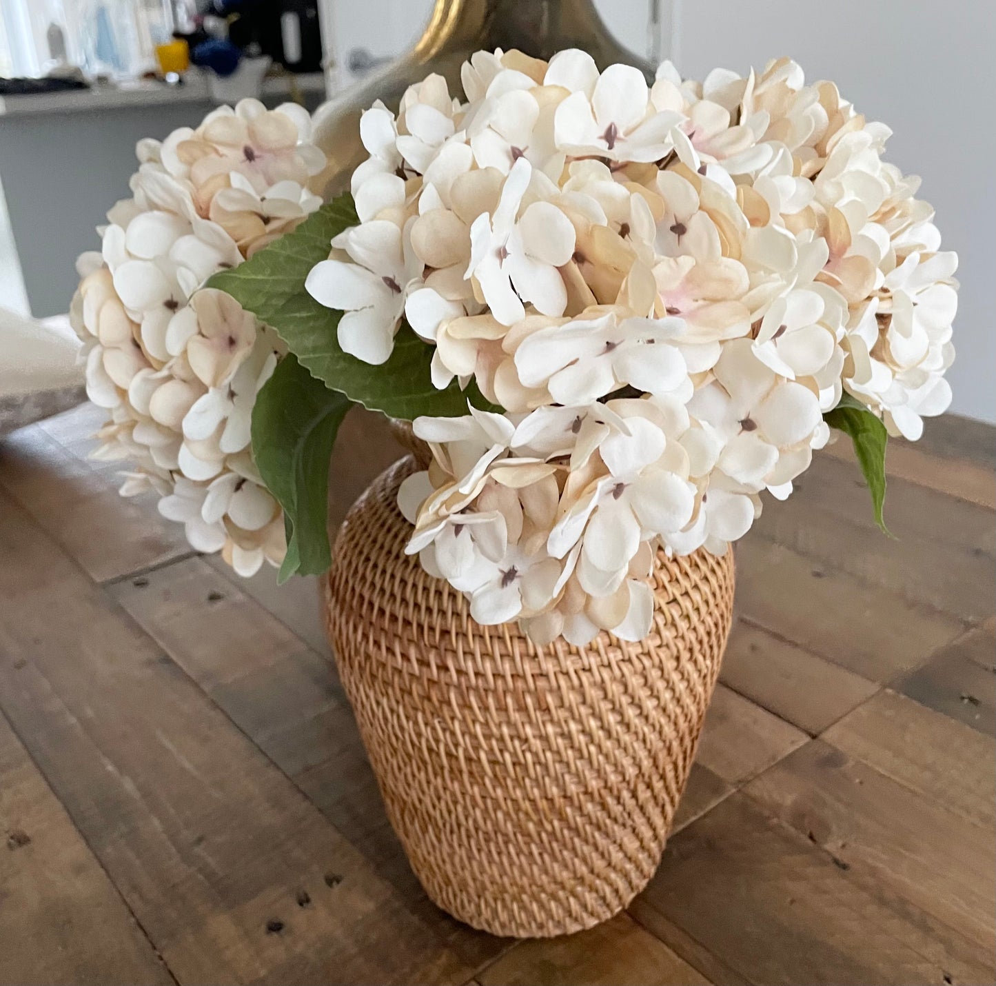 Cream Artificial Hydrangea Stems