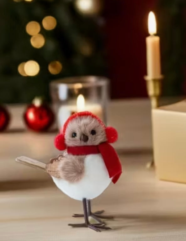 Ronnie The Robin Christmas Decoration