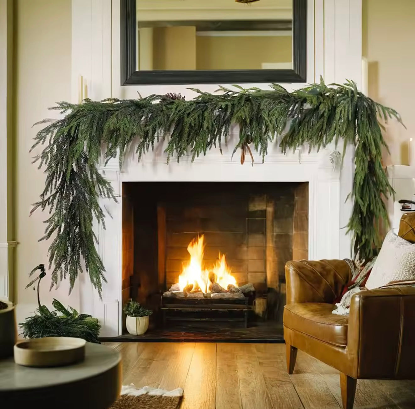 Artificial Nordic Pine Garland