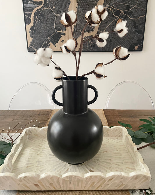 The Maneeka Black Vase