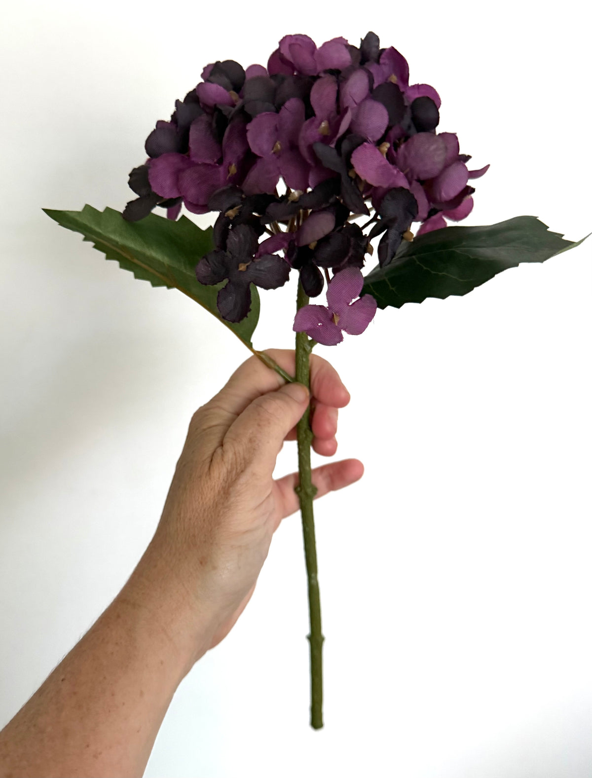 Aubergine Artificial Hydrangea