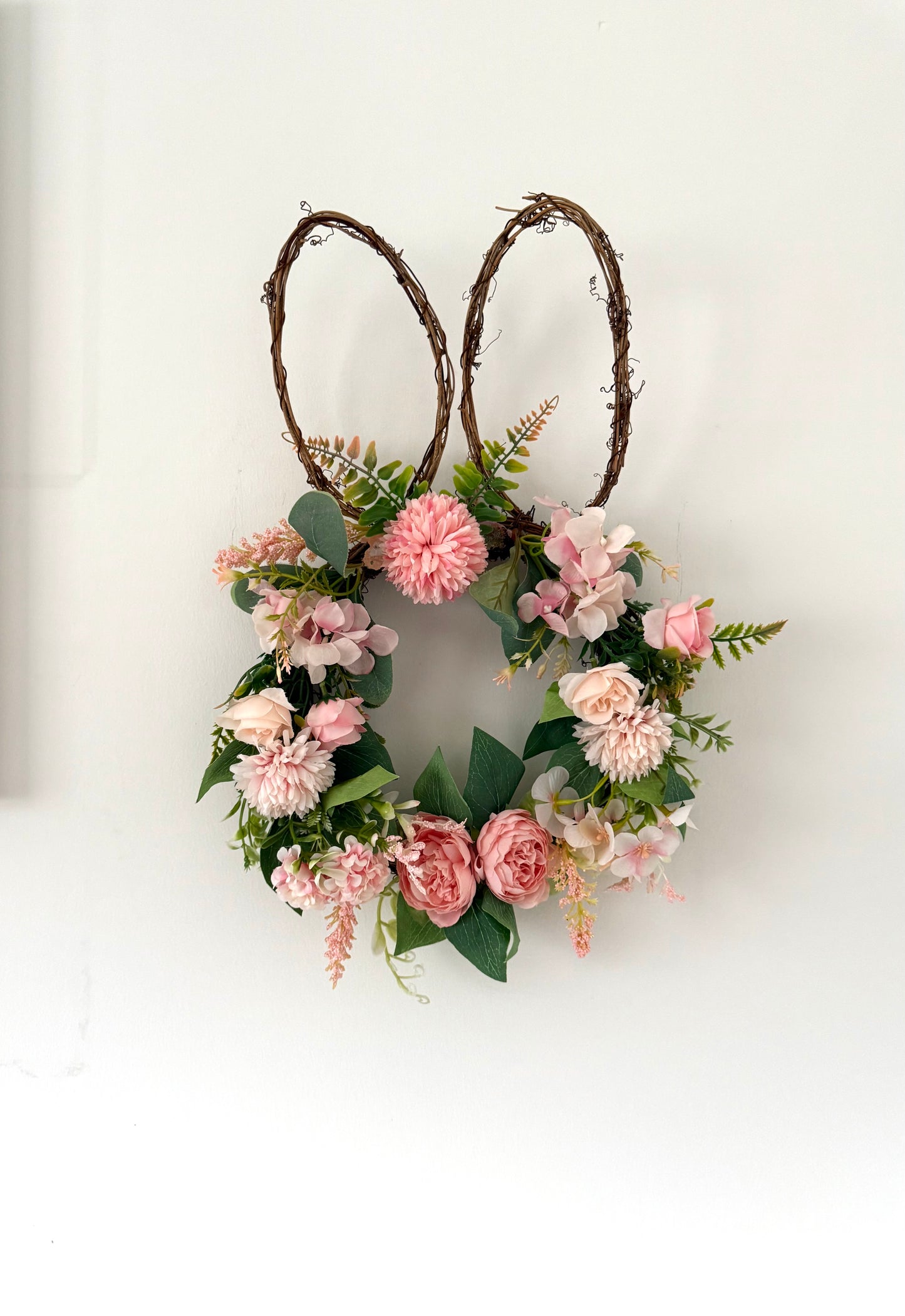 Bunny Artificial Door Wreath