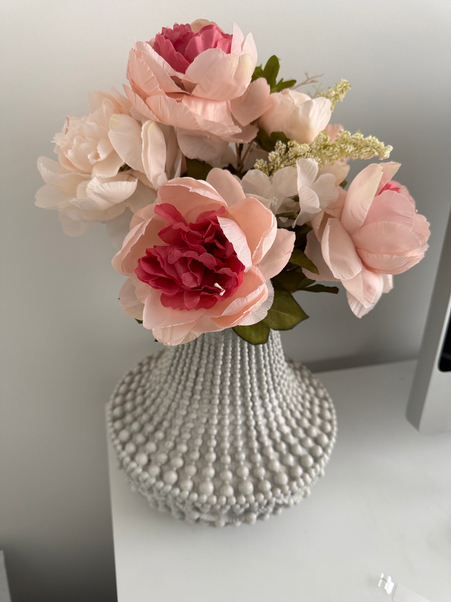 The Brittany Peony Artificial Pink Bouquet