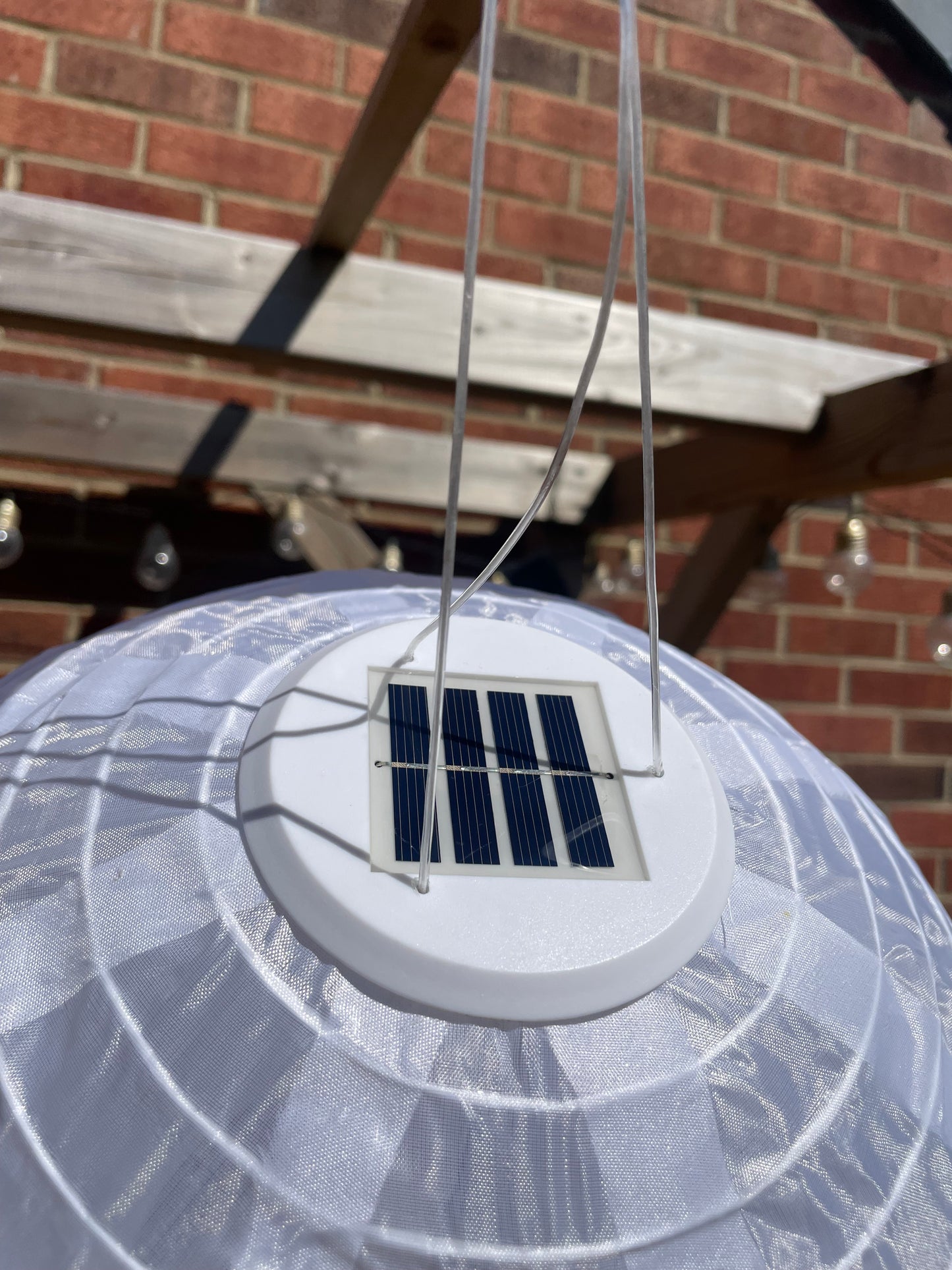 White Solar Powered Outdoor Lanterns