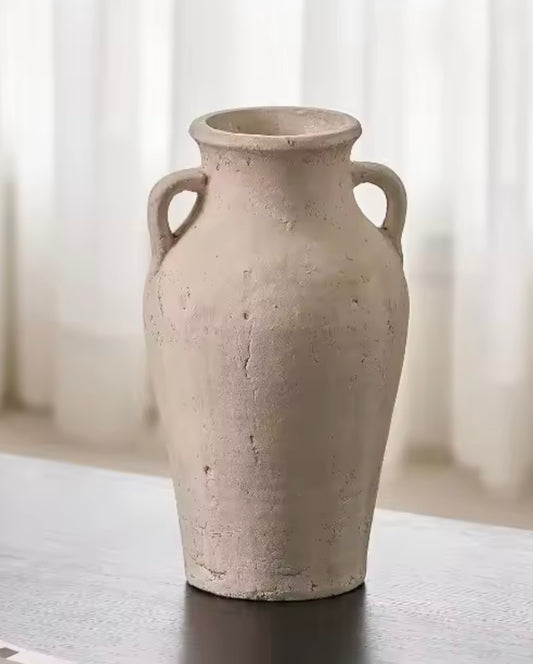 The Kelafino Off White Ceramic Vase