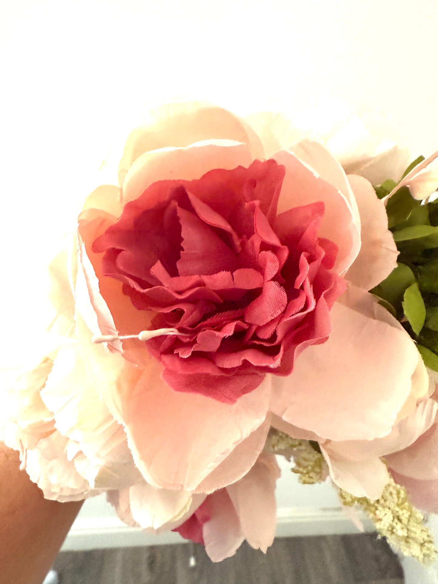 The Brittany Peony Artificial Pink Bouquet