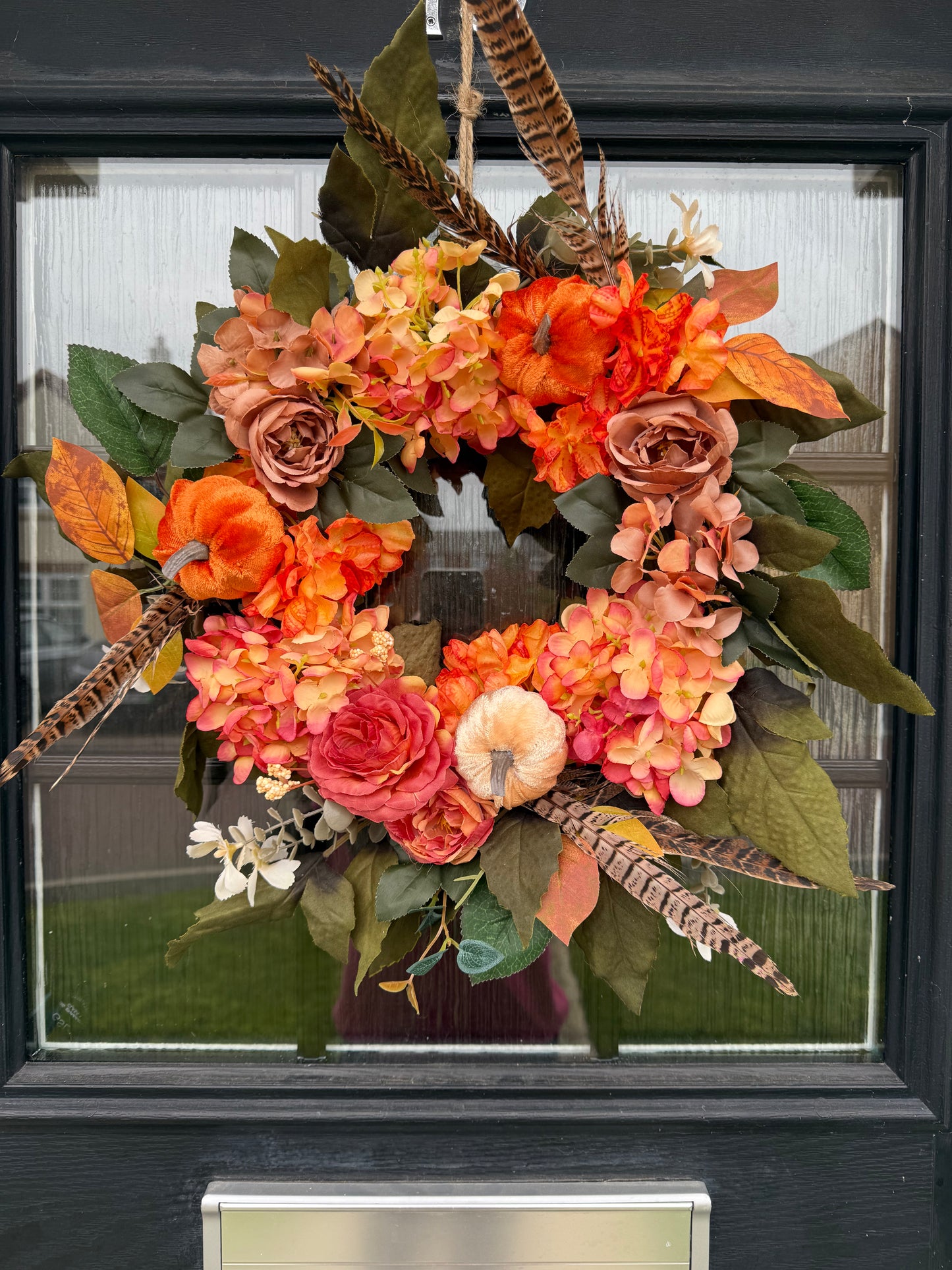 Hand Made Country Chic Autumnal Door Wreath