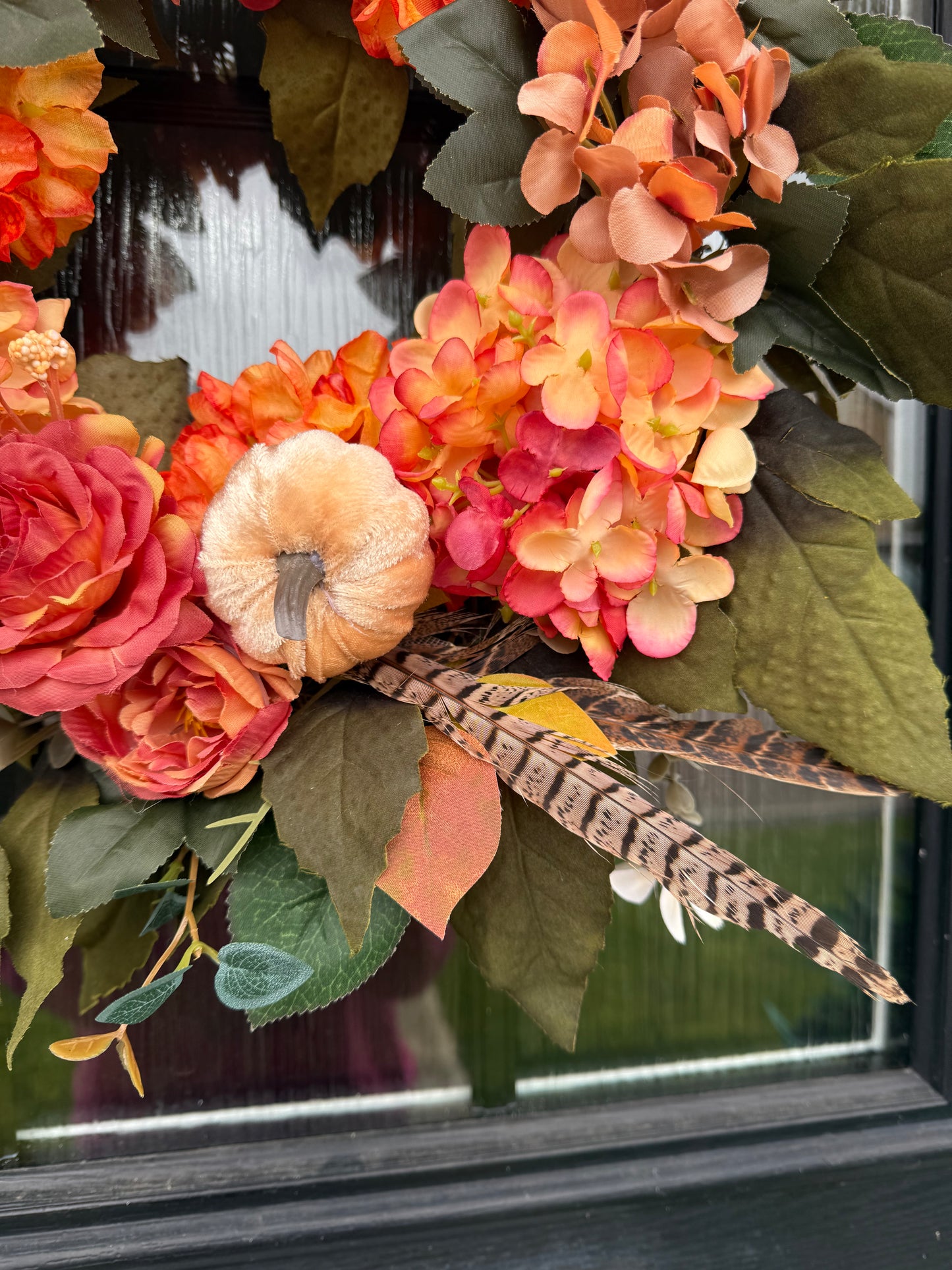 Hand Made Country Chic Autumnal Door Wreath